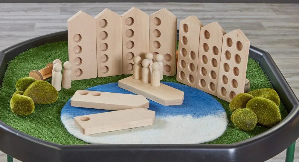 Cosy - Cosy - Educatieve rekenset met boten en poppetjes - 40 stuks - Playlaan