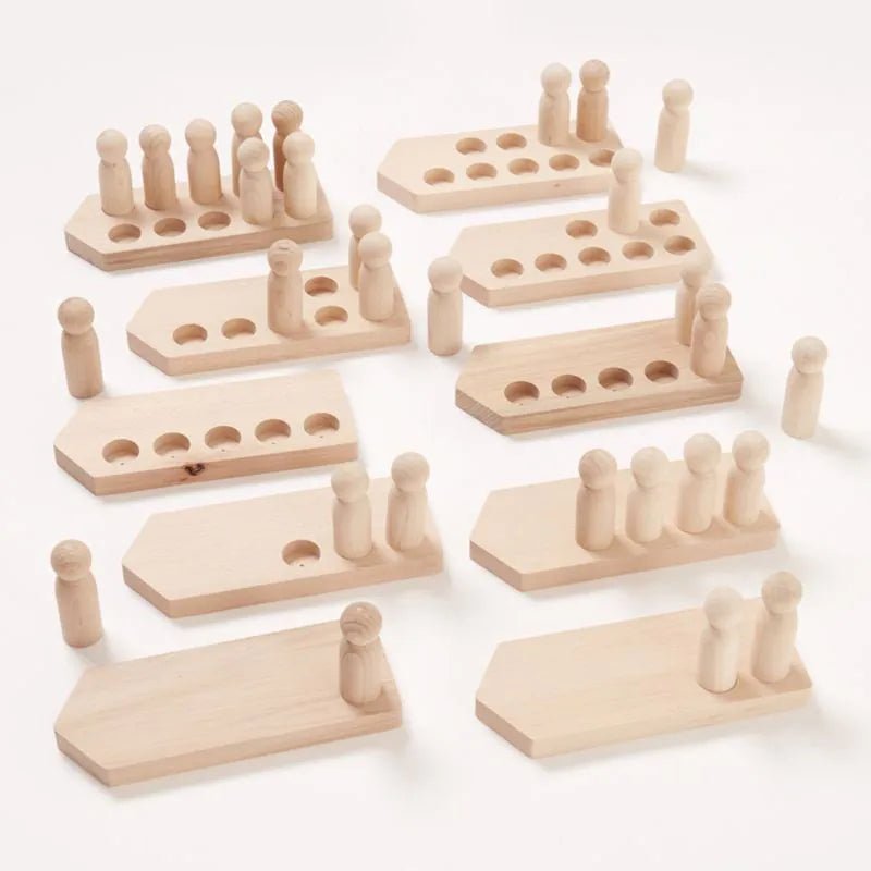 Cosy - Cosy - Educatieve rekenset met boten en poppetjes - 40 stuks - Playlaan