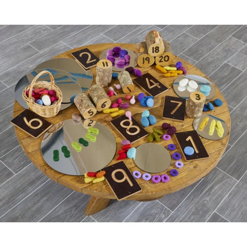 Cosy - Cosy - Feltallas Loose Parts Set met opbergkisten (108st) - Playlaan