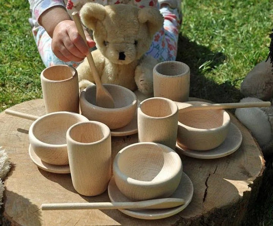 Cosy - Cosy - Houten theeservies teddybeer - Playlaan