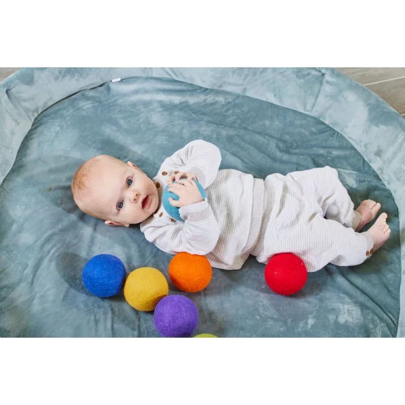 Cosy - Cosy - Regenboog viltballen - set van 7 - Playlaan