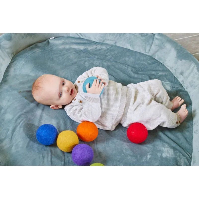 Cosy - Cosy - Regenboog viltballen - set van 7 - Playlaan