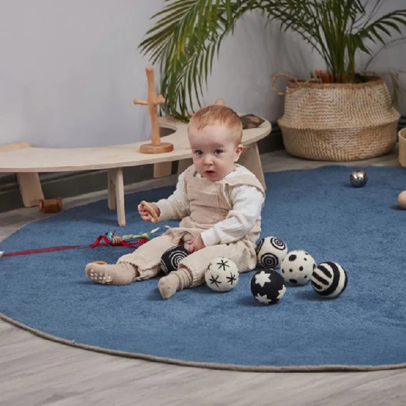 Cosy - Cosy - Sensorische baby patroonballen zwart/wit 6st - Playlaan