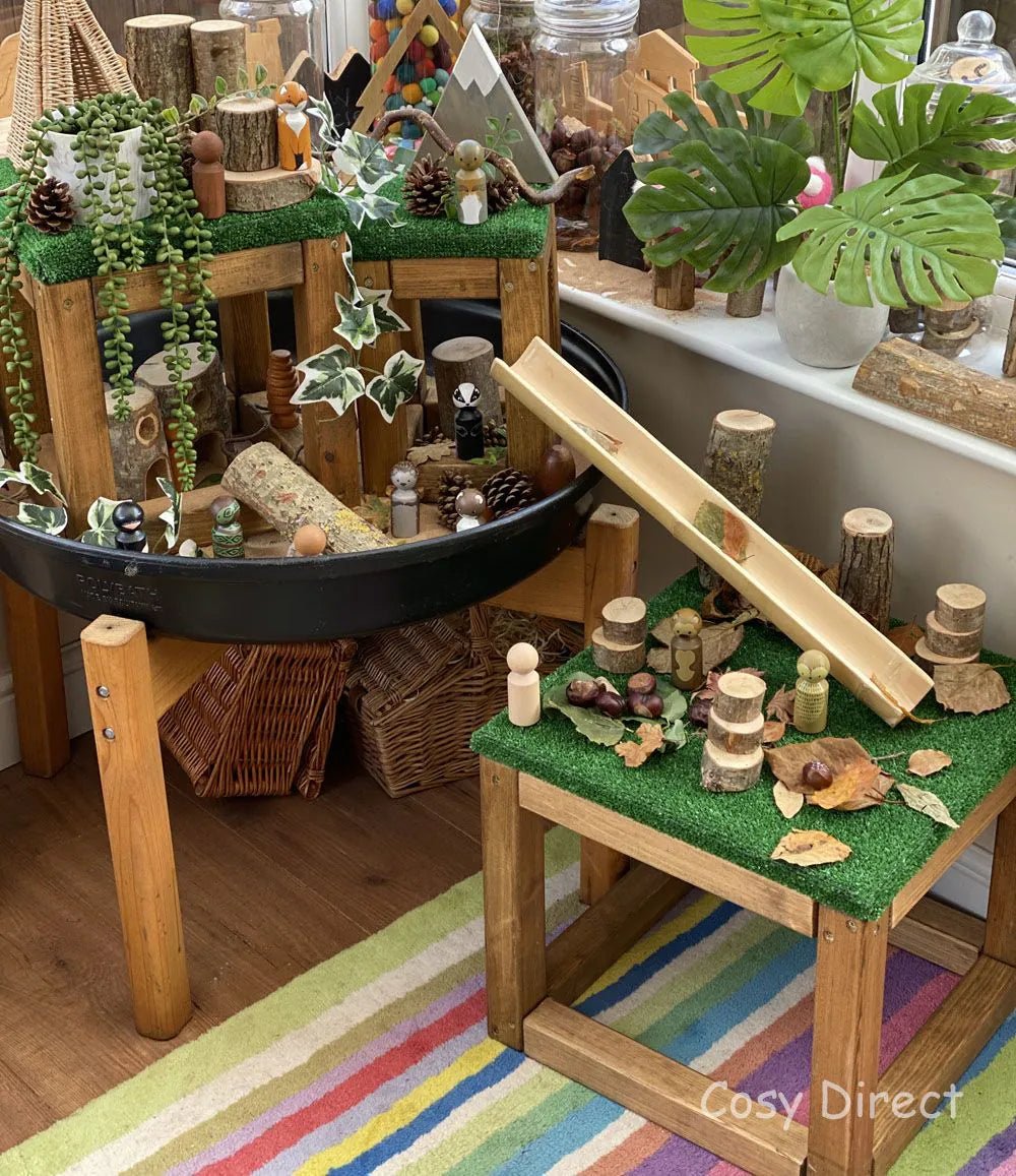 Cosy - Cosy - Speelplatforms met graslook voor Small World - set van 3 - Playlaan