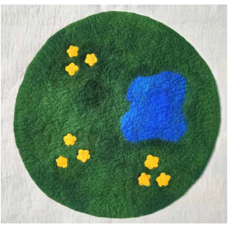 Cosy - Cosy - Vilten speelmatten landschap - set van 3 - Playlaan