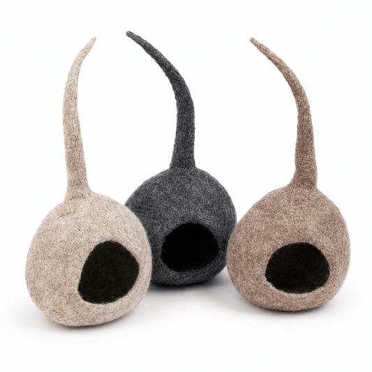 Cosy - Cosy - Vilten sprookjeshuisjes – set van 3 - Playlaan