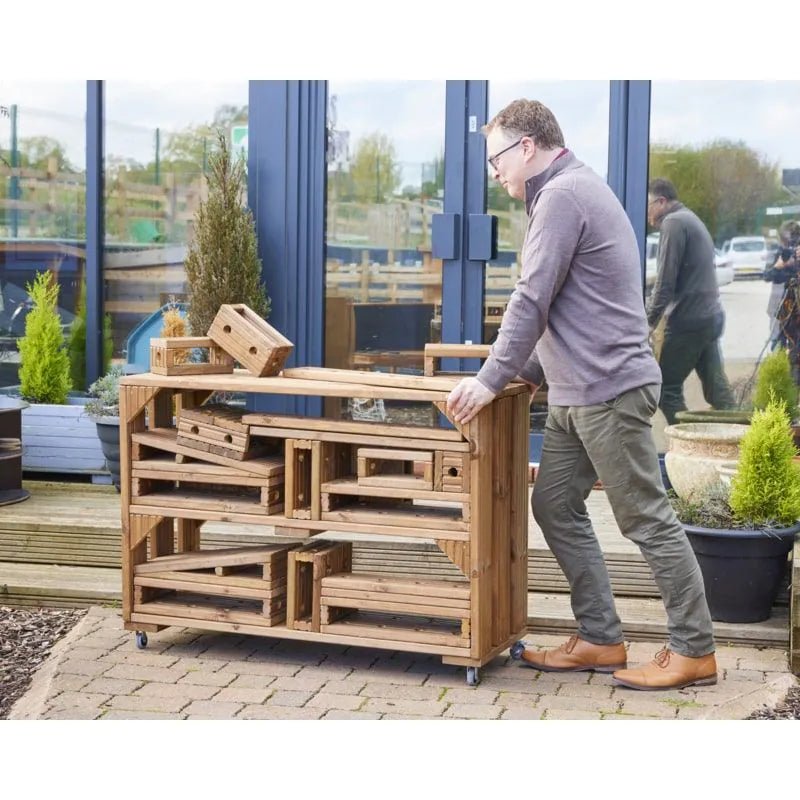 Cosy - Fantasie - en techniek bouwblokken met trolley 25st - Playlaan