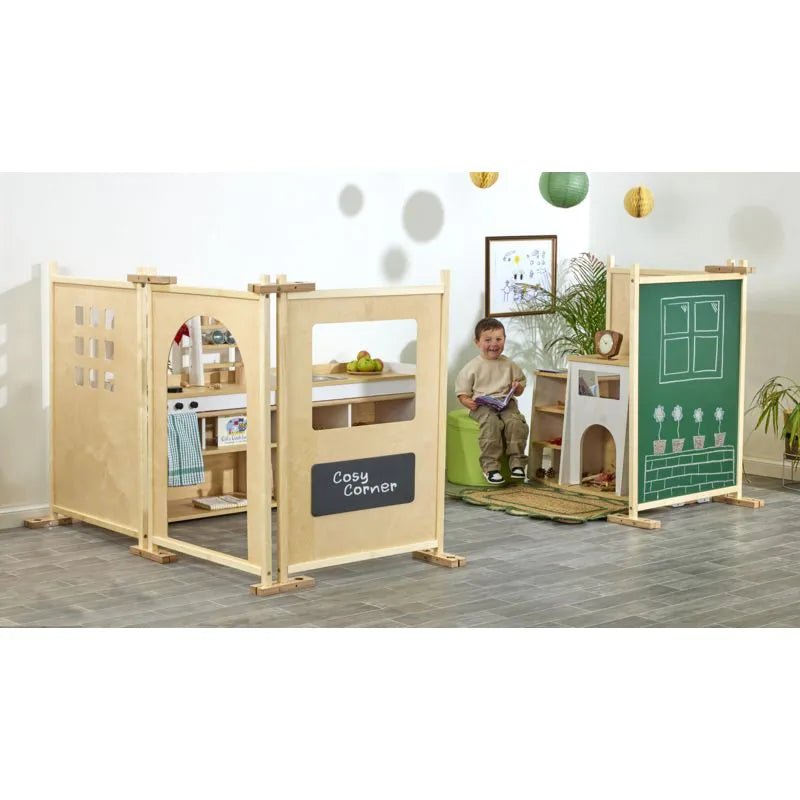 Cosy - Hoge hoekpanelen scheidingswanden (set van 5) - Playlaan
