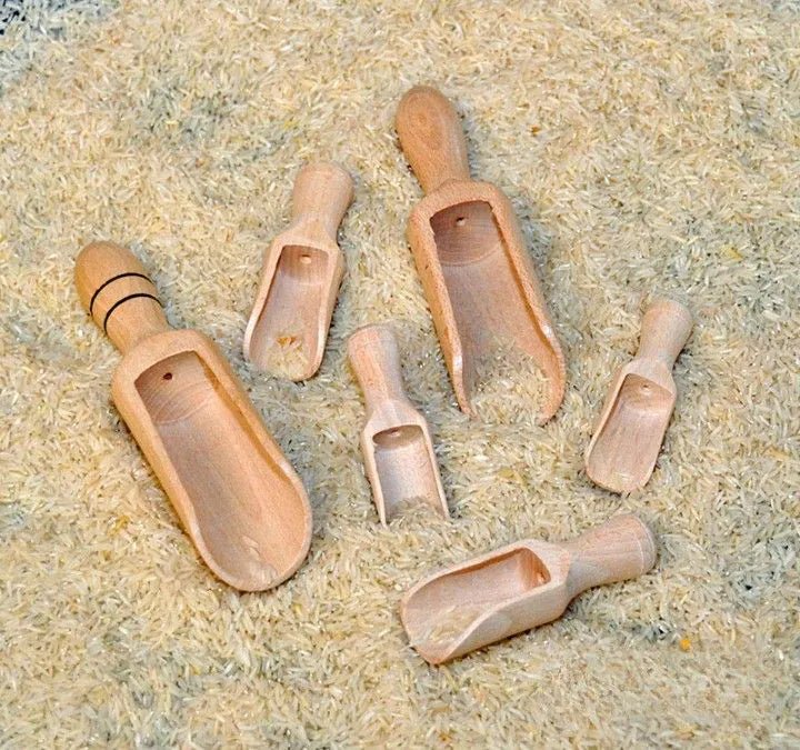 Cosy - Houten schepjes 6st - Playlaan