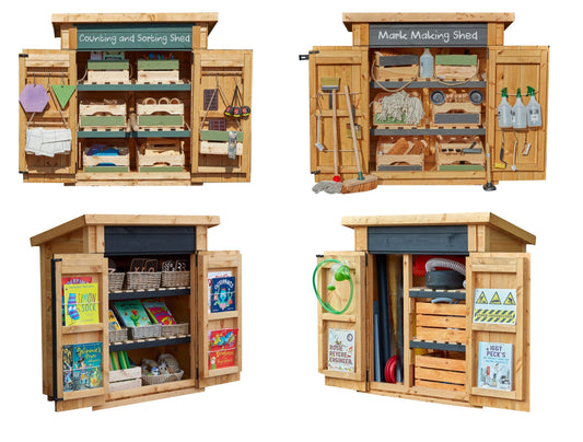 Cosy - Kasten set van 4 - Peuterschuurtjes - Playlaan