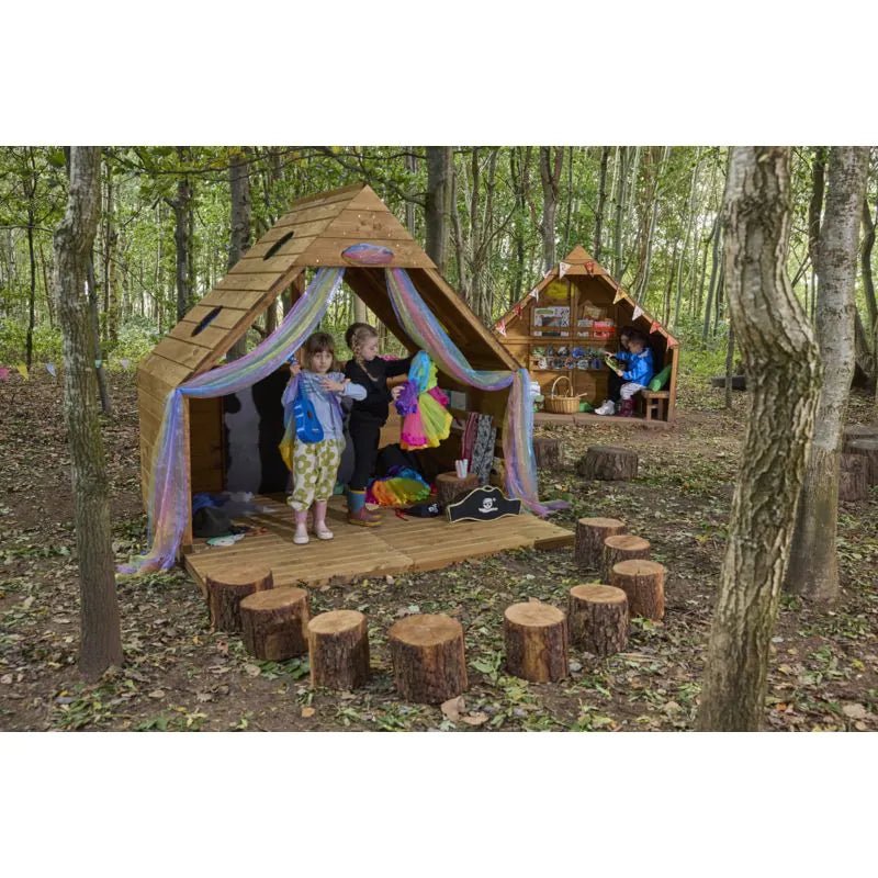 Cosy - Leer - en loungehoek Boshut - Playlaan