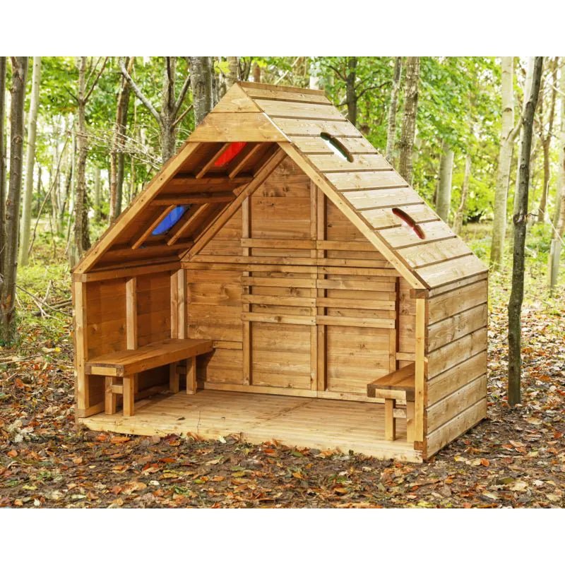 Cosy - Leer - en loungehoek Boshut - Playlaan