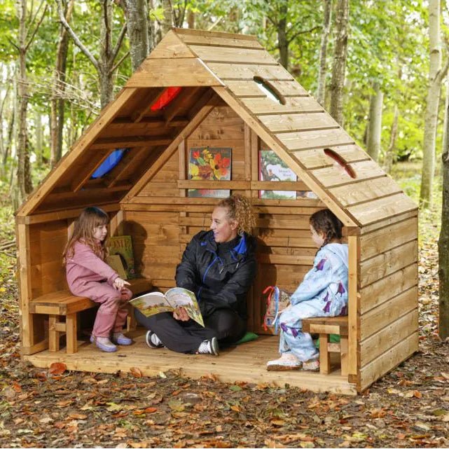 Cosy - Leer - en loungehoek Boshut - Playlaan