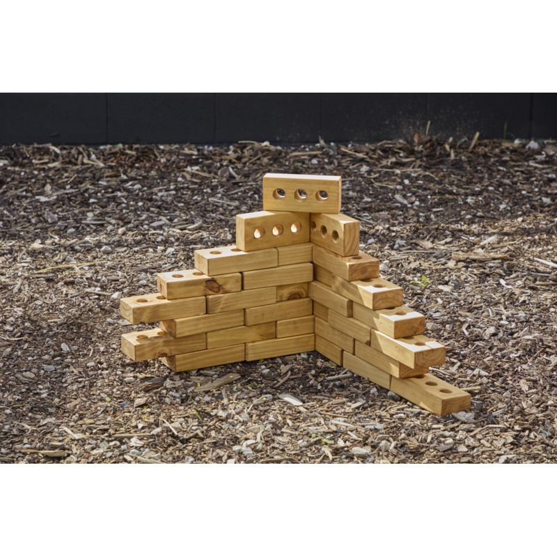 Cosy - Lichtgewicht houten bouwstenen Lewiss 30st - Playlaan