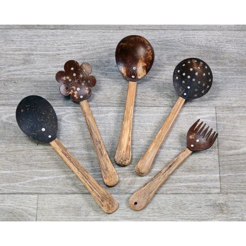 Cosy - Natuurlijke kokos speeltools voor zand en water (5st) - Playlaan