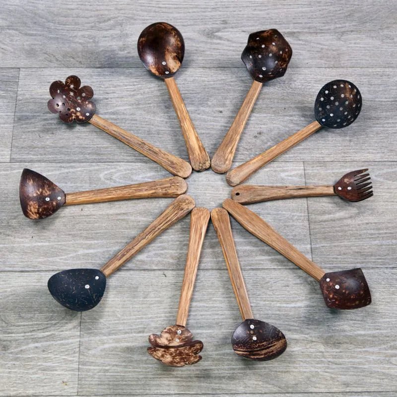 Cosy - Natuurlijke kokos speeltools voor zand en water (5st) - Playlaan