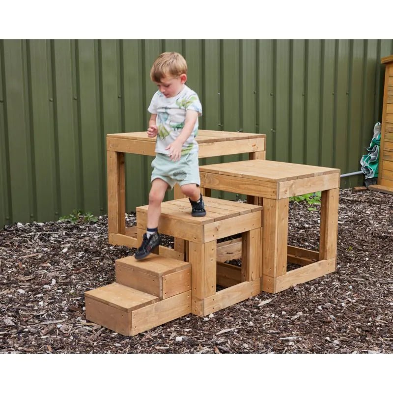 Cosy - Nestset grote kubusblokken 4st - Playlaan