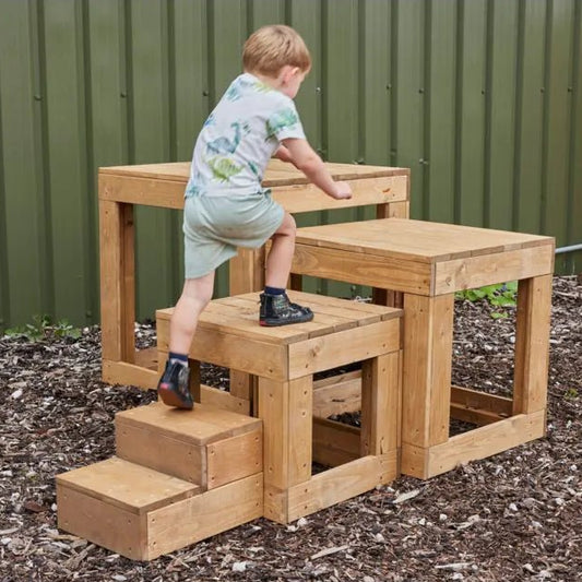 Cosy - Nestset grote kubusblokken 4st - Playlaan