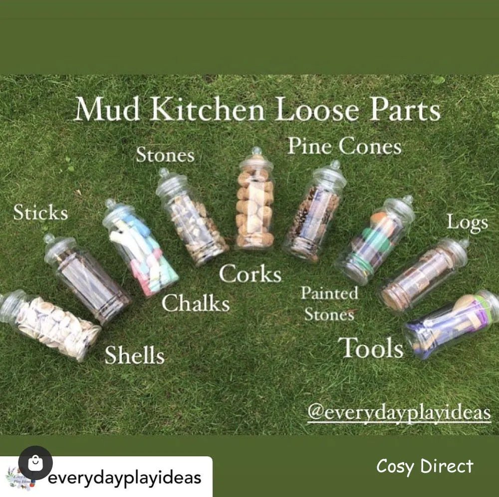 Cosy - Opbergpotjes voor Loose Parts of modderkeuken (3st) - Playlaan