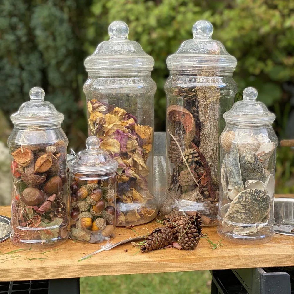 Cosy - Opbergpotjes voor Loose Parts of modderkeuken (3st) - Playlaan