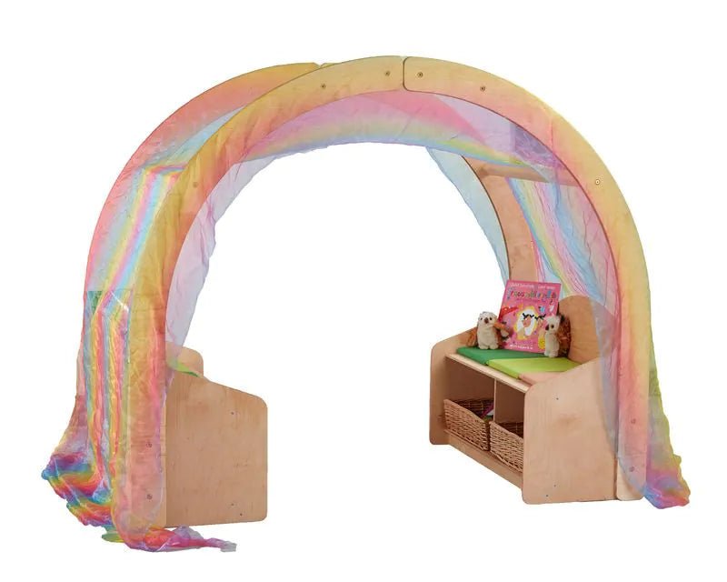 Cosy - Rafiki boog Chatterden met twee zitbanken - Playlaan