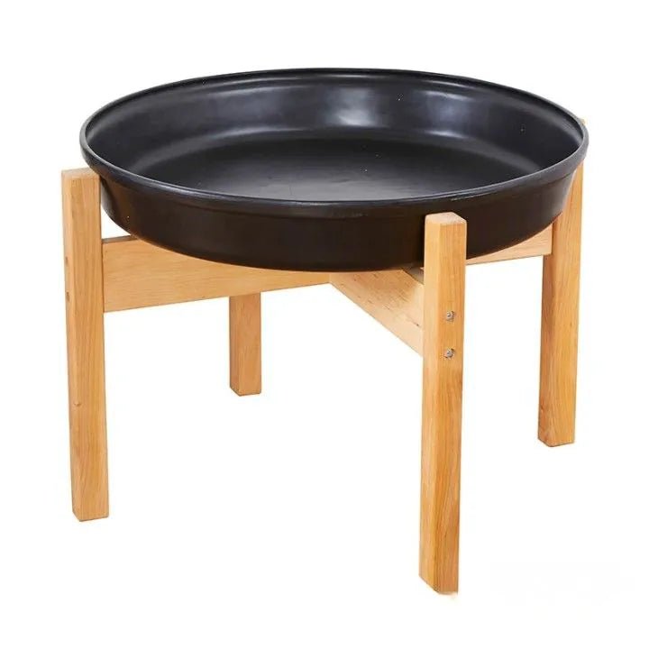Cosy - Tuff Tray Rond zwart (69cm) Trio set met standaards, cascaderend - Playlaan