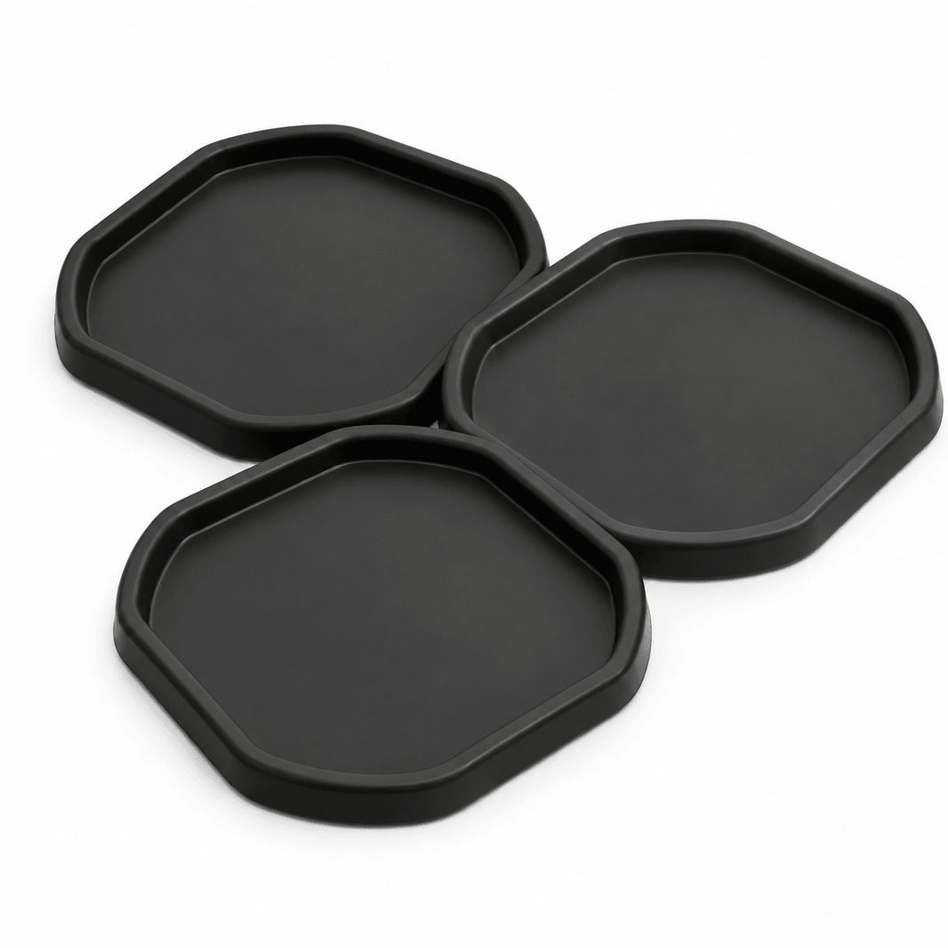 Cosy - Tuff Tray Zwart Spot (96cm) Activiteitentafels - set van 3 - Playlaan