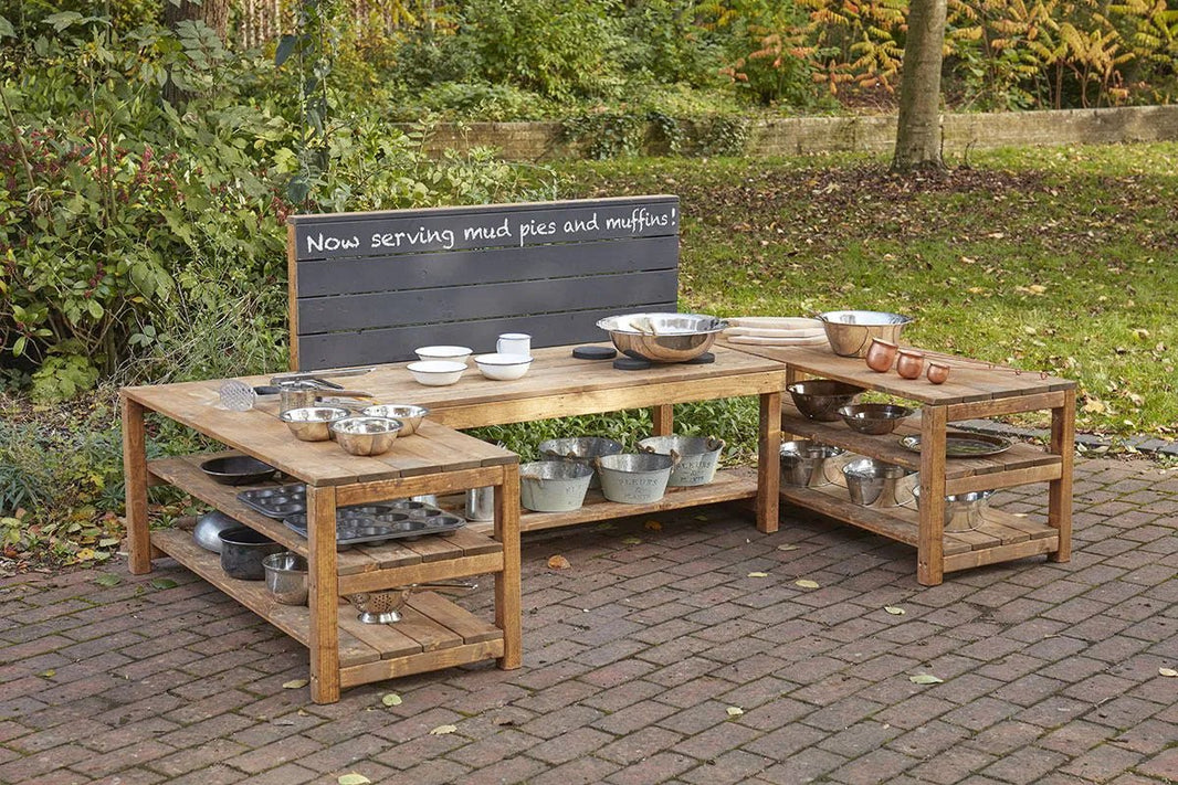 Cosy - Workshop modderkeuken (hoefijzervorm) – werkblad (h) 48 cm - Playlaan