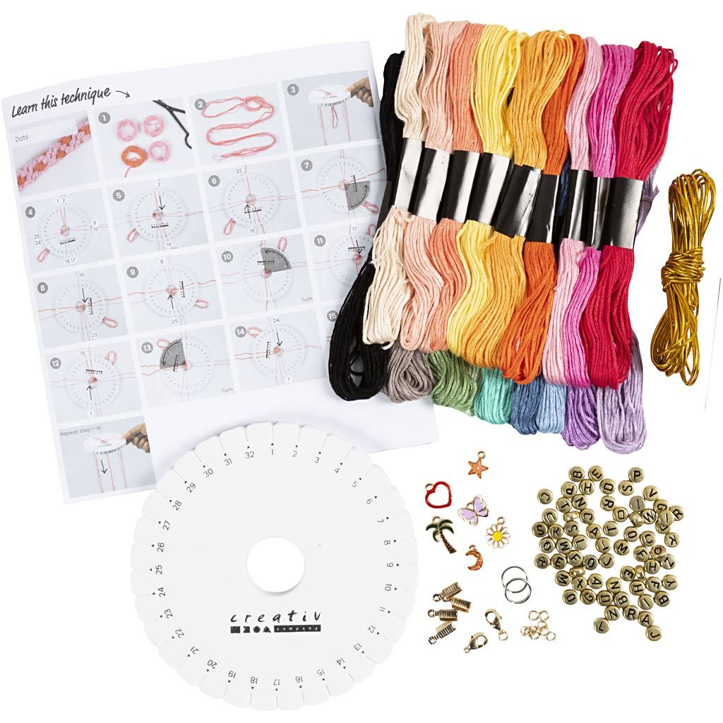 Creativ Company - Creativ Company - Kumihimo vlechtset kit - Playlaan