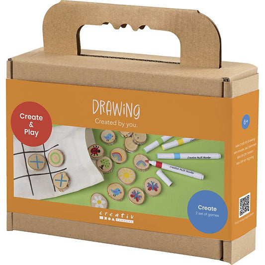 Creativ Company - Creativ Company - Mini hobbyset tekenen en spelletjes - Playlaan