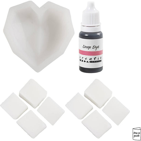 Creativ Company - Creativ Company - Mini hobbyset zeep maken - harten roze - Playlaan