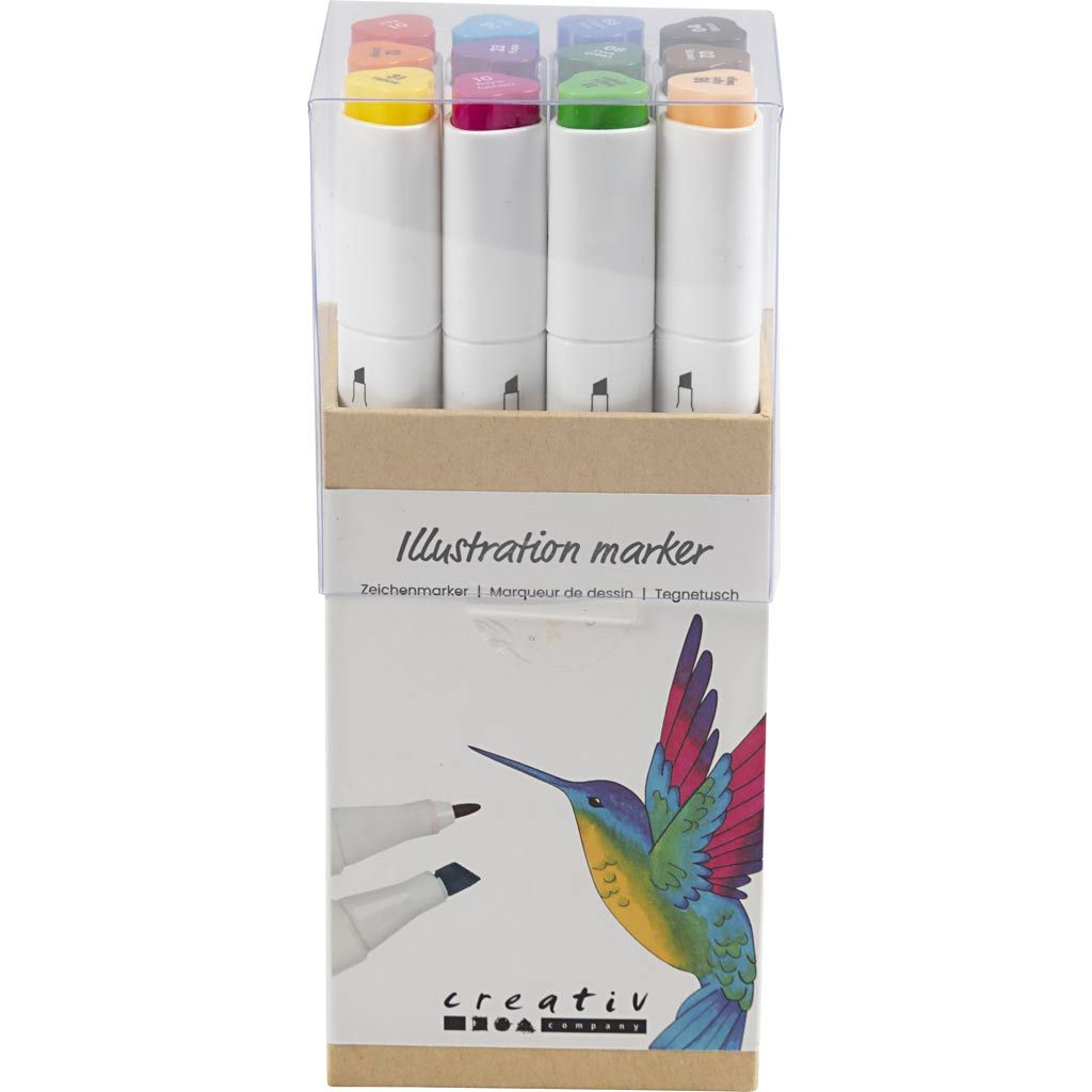 Creativ Company - Creativ Company - Tekenstiften – 12 stuks - Playlaan