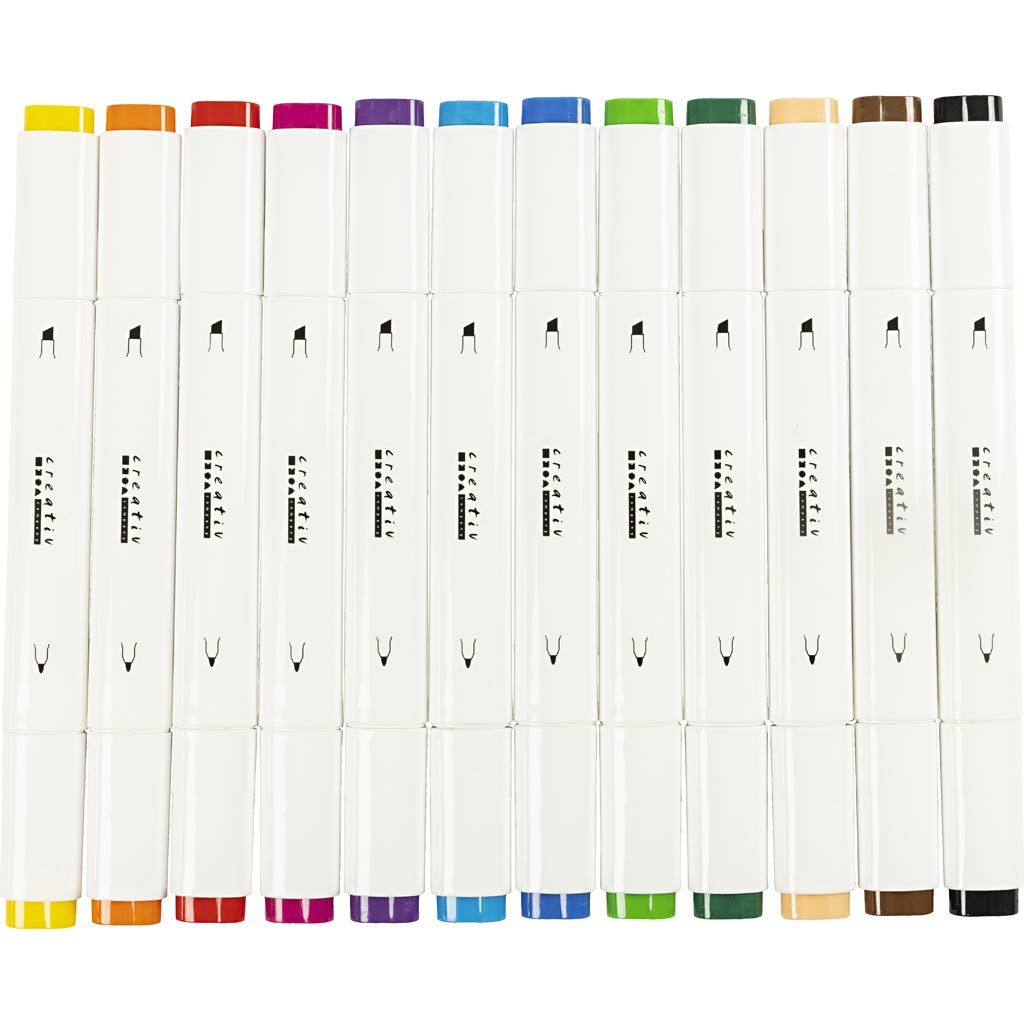 Creativ Company - Creativ Company - Tekenstiften – 12 stuks - Playlaan