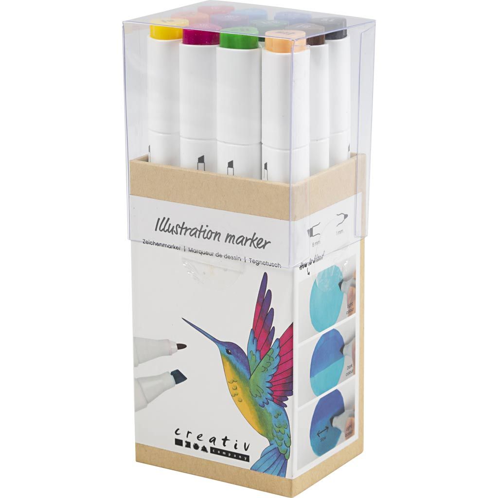 Creativ Company - Creativ Company - Tekenstiften – 12 stuks - Playlaan
