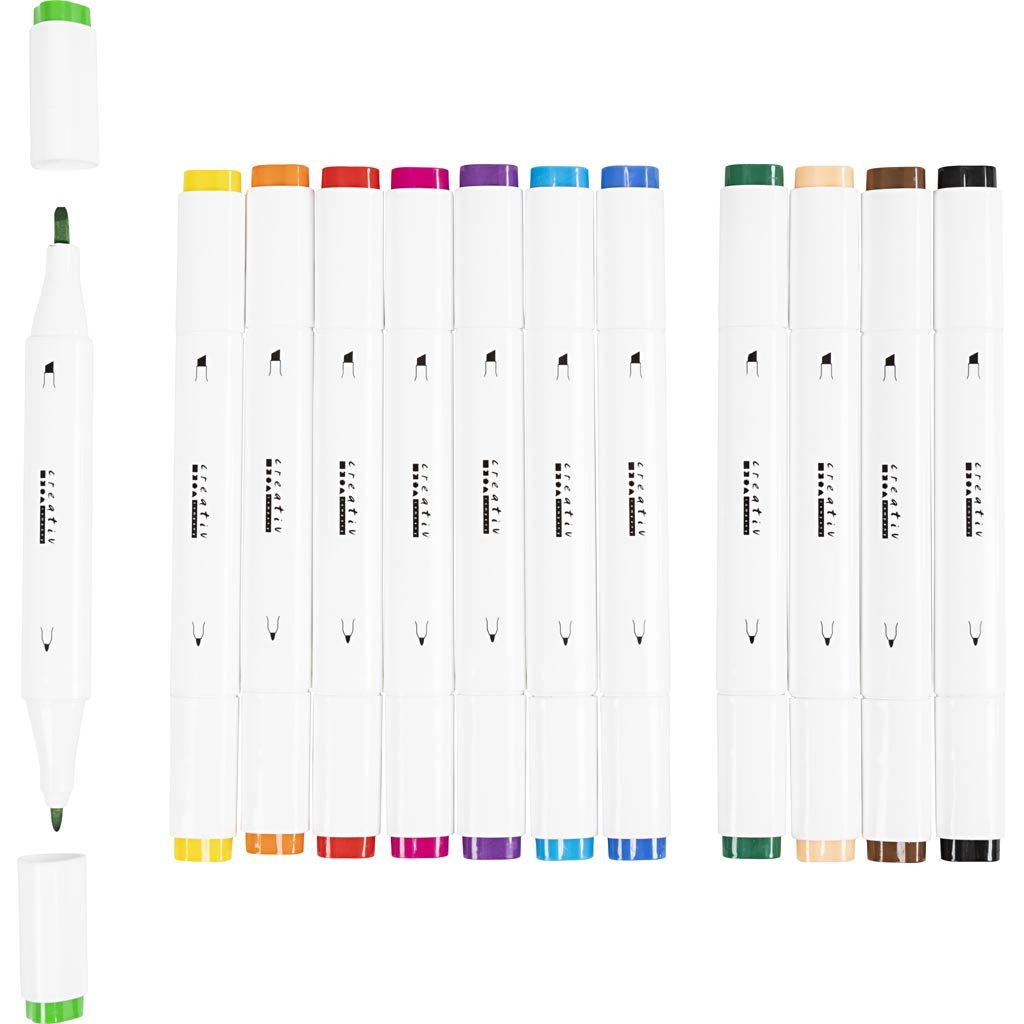 Creativ Company - Creativ Company - Tekenstiften – 12 stuks - Playlaan
