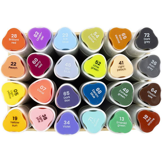 Creativ Company - Creativ Company - Tekenstiften 24 stuks - Playlaan