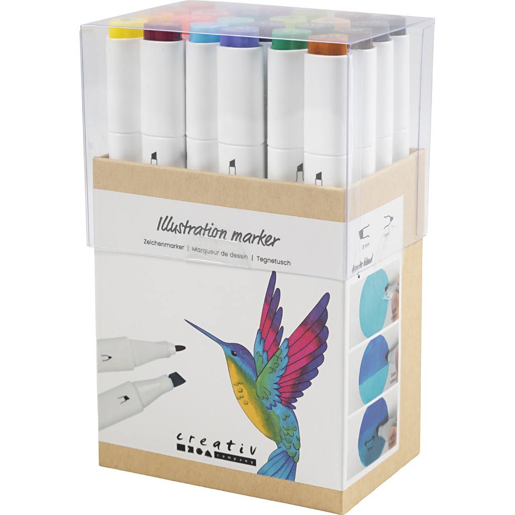 Creativ Company - Creativ Company - Tekenstiften 24 stuks - Playlaan