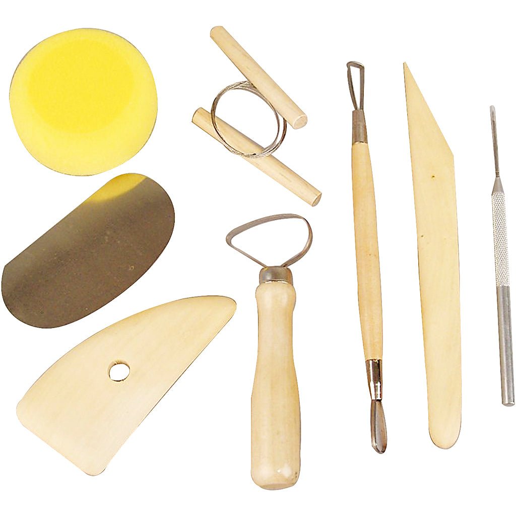Creativ Company - Modelleer Gereedschapset 8-delig - Playlaan
