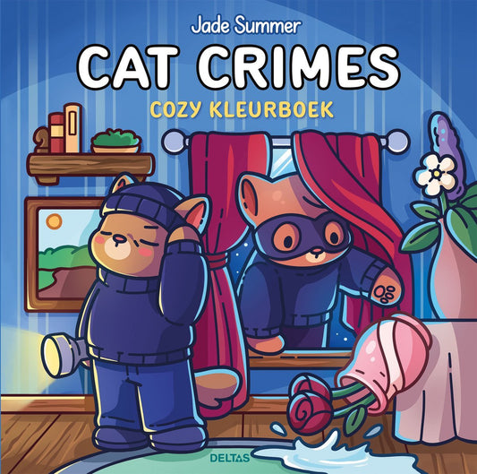 Deltas Centrale uitgeverij - Cat Crimes - Cozy kleurboek Jade Summer - Deltas - Playlaan