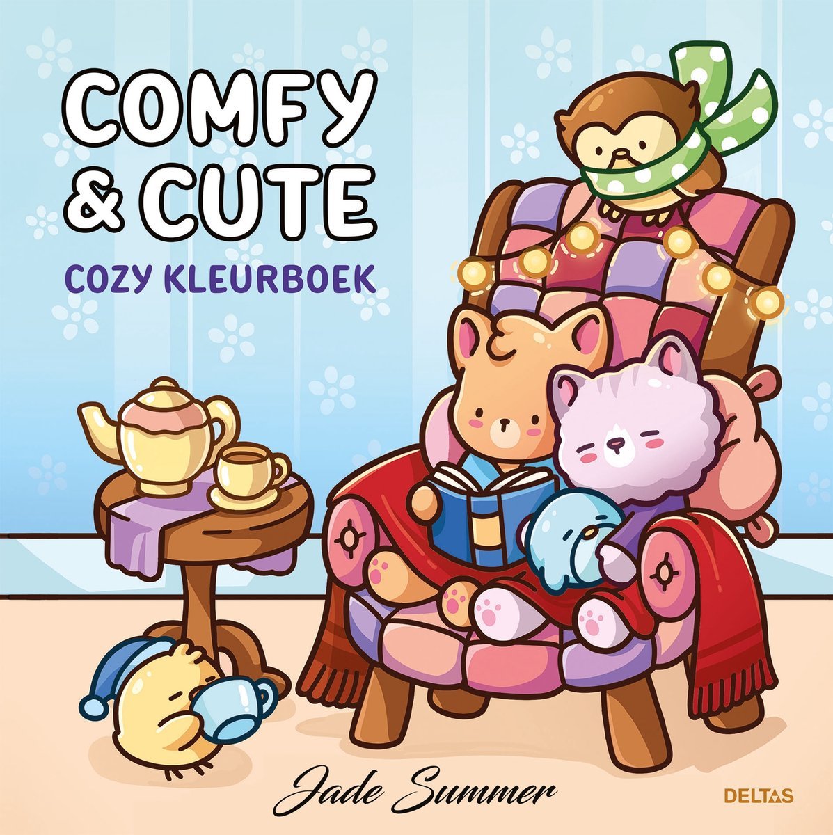 Deltas Centrale uitgeverij - Comfy & Cute - Cozy kleurboek Jade Summer - Deltas - Playlaan