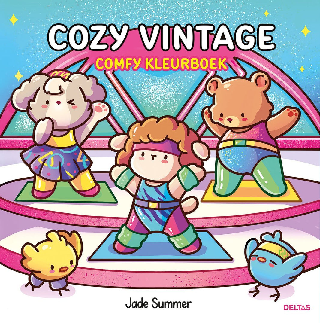 Deltas Centrale uitgeverij - Cozy Vintage - Comfy kleurboek Jade Summer - Deltas - Playlaan