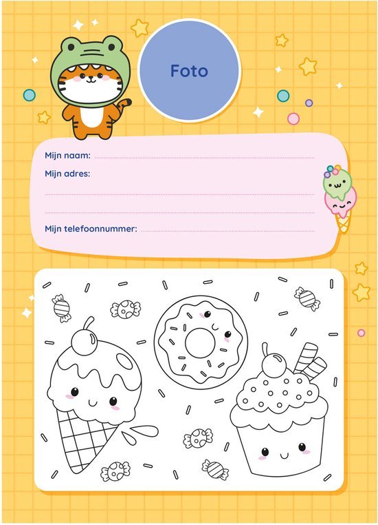 Deltas Centrale uitgeverij - Ik hou van Kawaii vriendenboek - Deltas - Playlaan