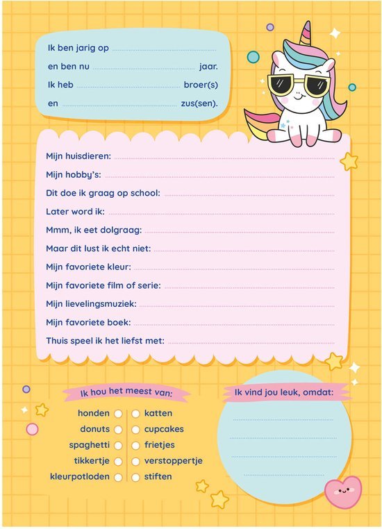 Deltas Centrale uitgeverij - Ik hou van Kawaii vriendenboek - Deltas - Playlaan