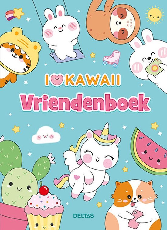 Deltas Centrale uitgeverij - Ik hou van Kawaii vriendenboek - Deltas - Playlaan