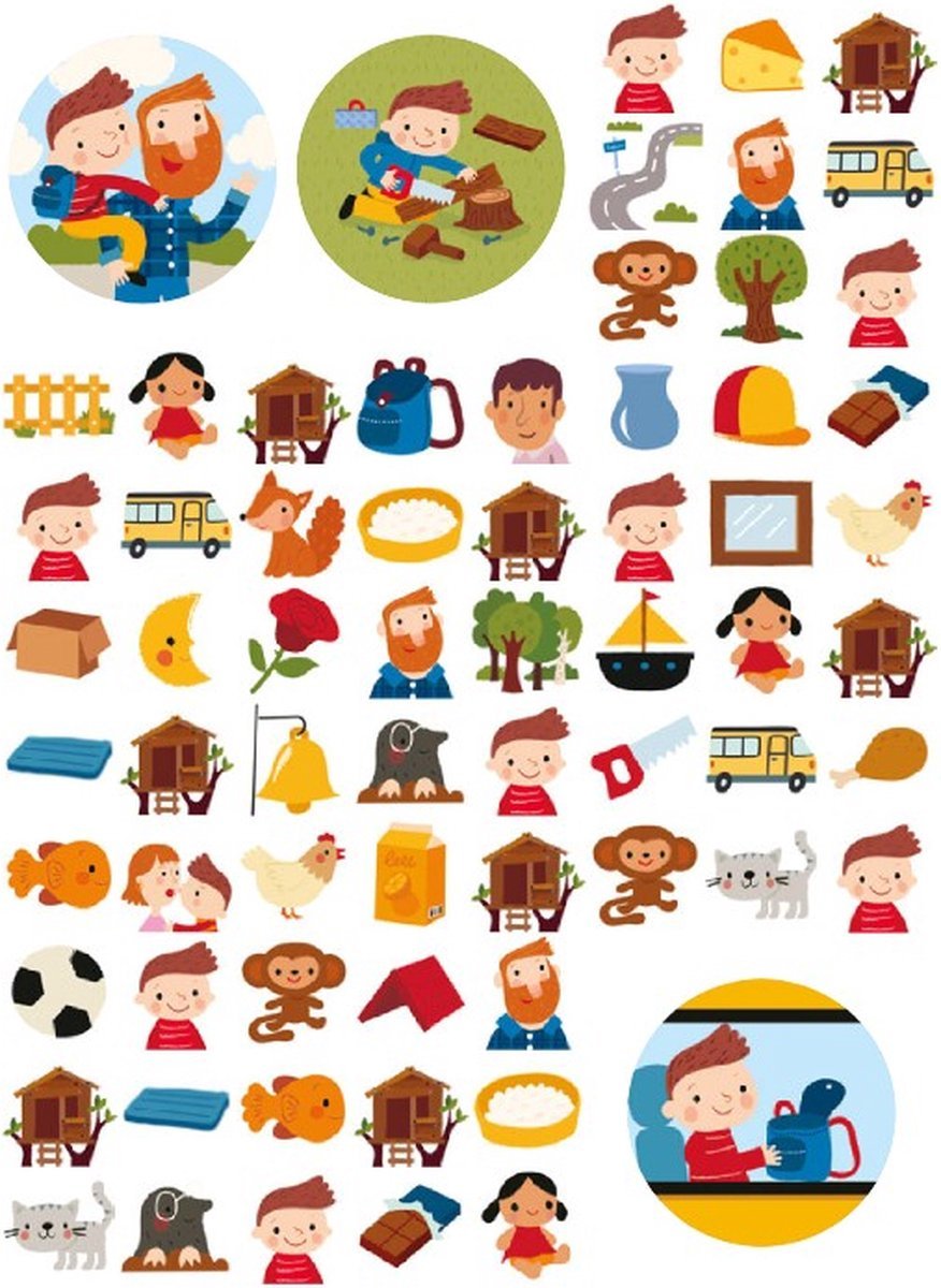 Deltas Centrale uitgeverij - Ik leer lezen Stickerboek - Een hut in de boom - Deltas - Playlaan