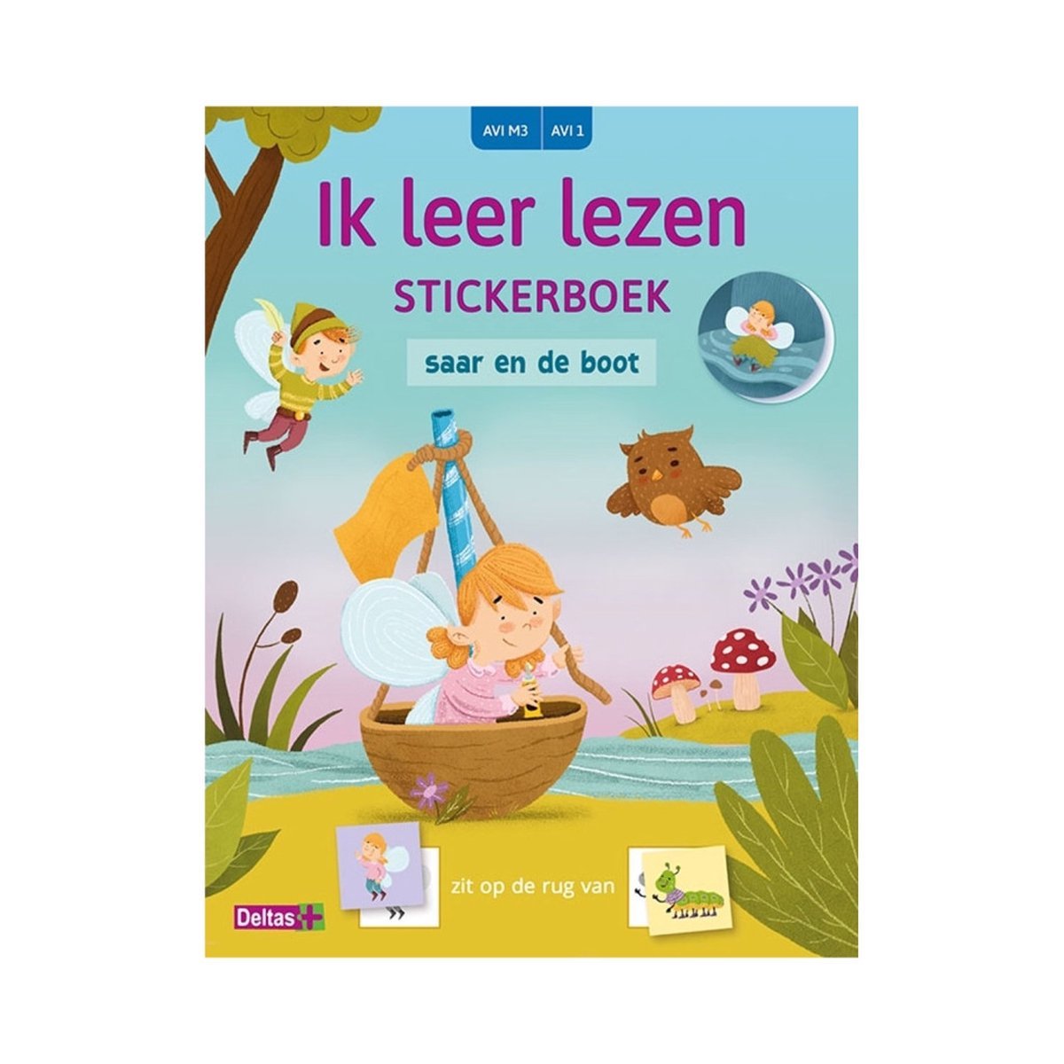 Deltas Centrale uitgeverij - Ik leer lezen Stickerboek - Saar en de boot - Deltas - Playlaan