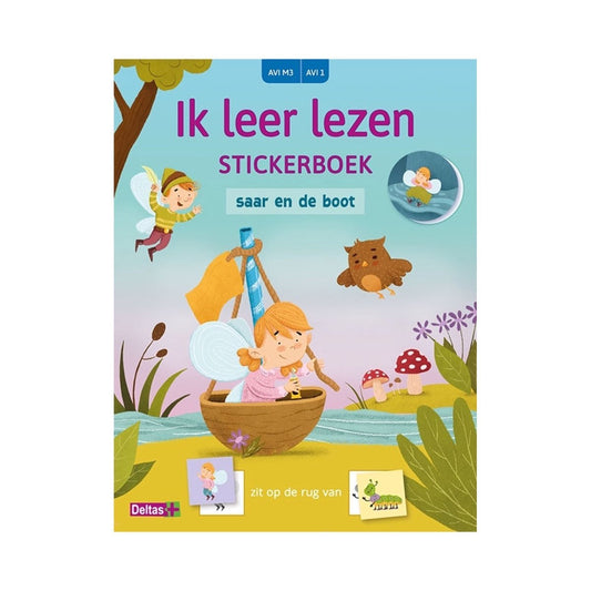 Deltas Centrale uitgeverij - Ik leer lezen Stickerboek - Saar en de boot - Deltas - Playlaan