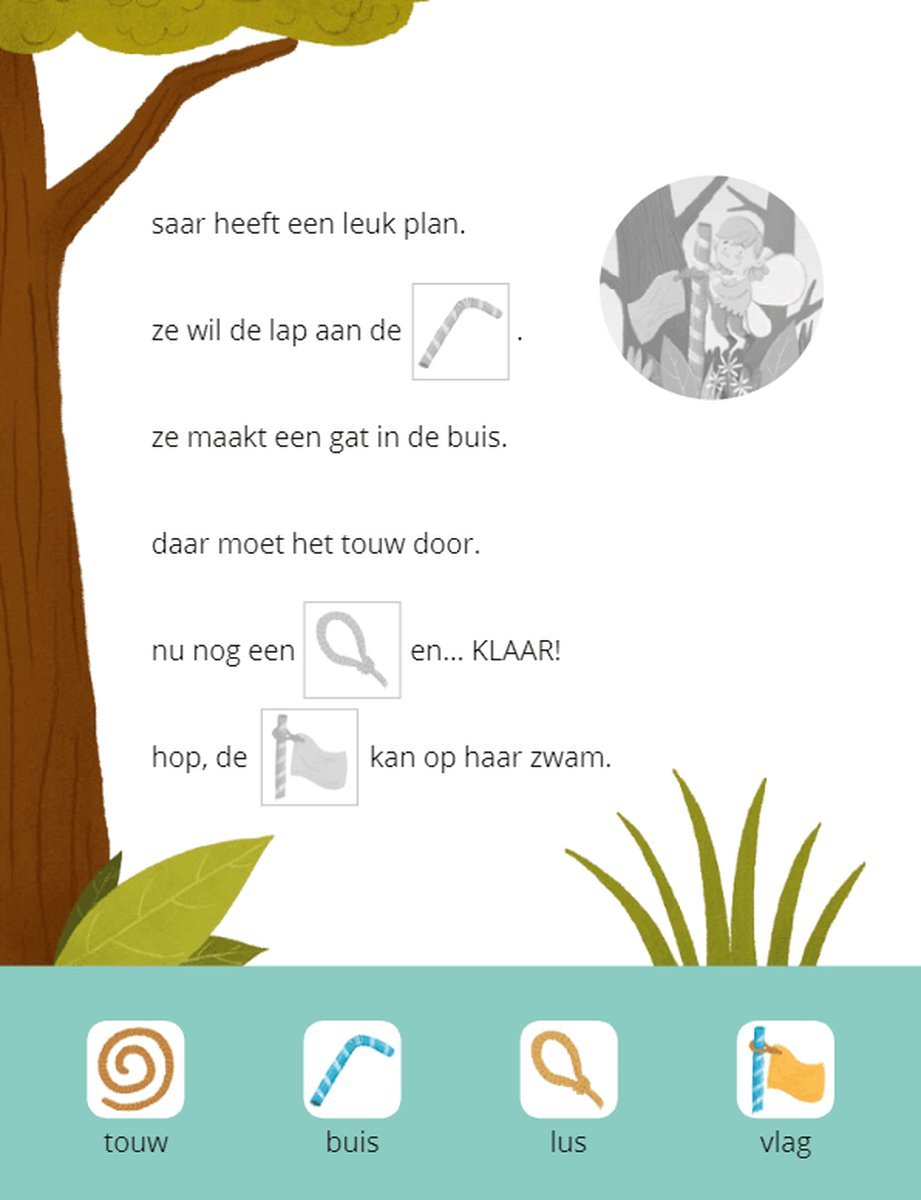 Deltas Centrale uitgeverij - Ik leer lezen Stickerboek - Saar en de boot - Deltas - Playlaan