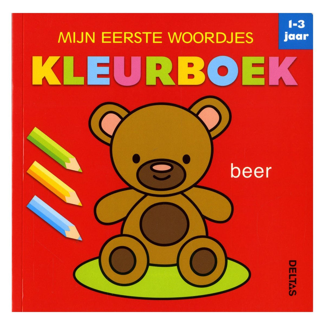 Deltas Centrale uitgeverij - Mijn eerste woordjes kleurboek (1 - 3 j.) - Deltas - Playlaan