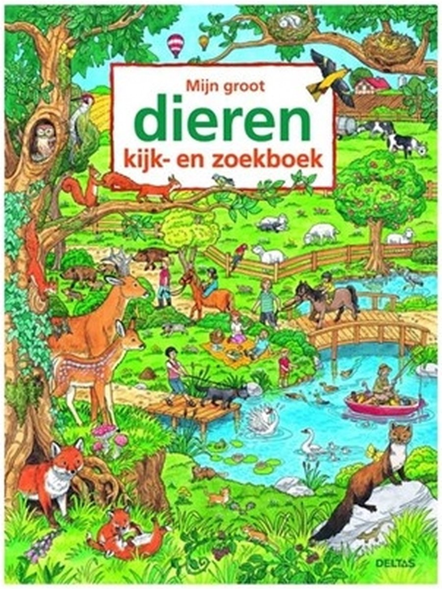 Deltas Centrale uitgeverij - Mijn groot dieren kijk - en zoekboek - Deltas - Playlaan